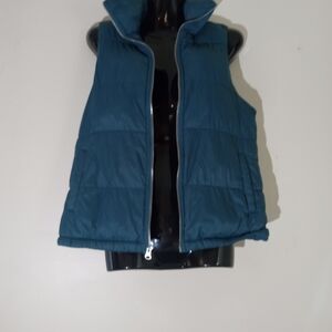 Old Navy Teal Quilted Women's Puffer Vest